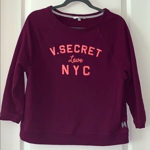 Victoria’s Secret Love NYC sweatshirt loungewear